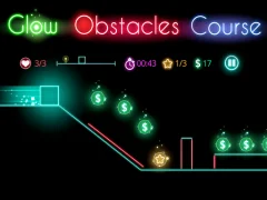 Žaidimas Glow obstacle course internete