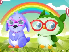 Žaidimas Owl and Rabbit Fashion internete