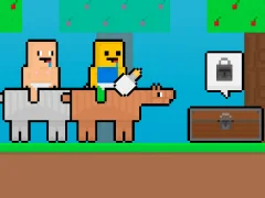 Žaidimas Baby Noob vs Baby Obby Horse internete