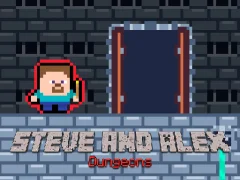 Žaidimas Steve and Alex Dungeons internete