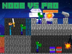 Žaidimas Noob vs Pro Armageddon internete