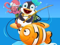 Žaidimas Baby Penguin Fishing internete