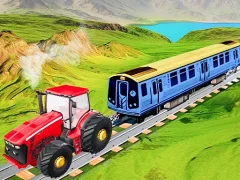 Žaidimas Chain Tractor Train Towing Game 3D internete