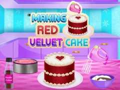 Žaidimas Making Red Velvet Cake internete
