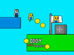 Žaidimas Obby vs Bacon Rainbow Parkour internete