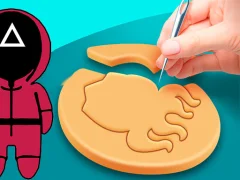 Žaidimas Squid Game cookie Puzzle internete