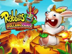 Žaidimas Rabbids Volcano Panic internete