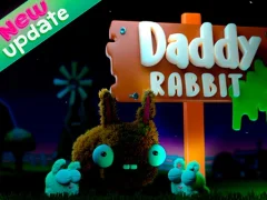 Žaidimas Daddy Rabbit Zombie Farm internete