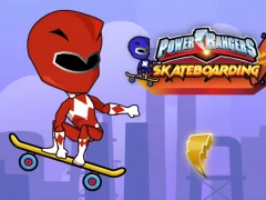 Žaidimas Power Rangers Skateboading internete