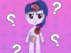Žaidimas My Little Pony Learning The Body internete