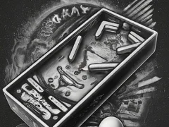 Žaidimas Pinball Black N White internete