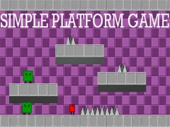 Žaidimas Simple Platform game internete