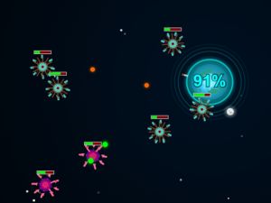 Žaidimas „Alien Clicker“ įsibrovėliai internete
