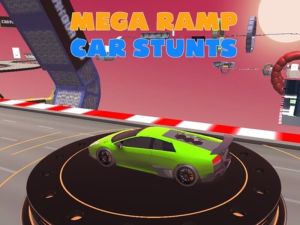 Žaidimas „Mega Ramp“ automobilių triukai internete