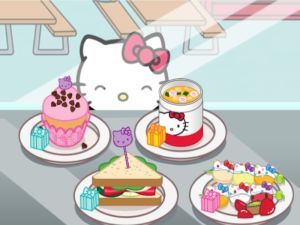 Žaidimas „Hello Kitty“ priešpiečių dėžutė internete