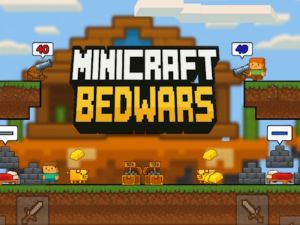 Žaidimas Minicraft Bedwars internete