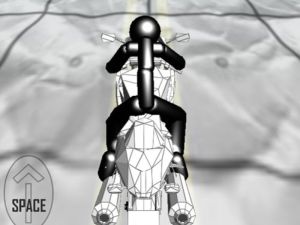 Žaidimas „Stickman Zombie“ motociklų lenktynės internete