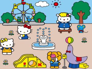 Žaidimas „Hello Kitty“: scenos kūrėjas internete