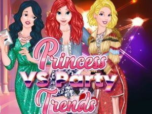 Žaidimas Princesės ir partijos tendencijos internete