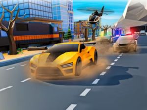 Žaidimas Policijos automobilių chase Zigzago pabėgimas 3D internete