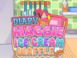 Žaidimas Dienoraštis Maggie: ledų vaflis internete