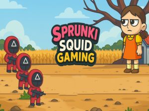 Žaidimas „Sprunki“ kalmarų žaidimai internete