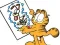 Žaidimas Garfield connects the dots internete