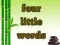 Žaidimas Four Little Words internete