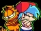 Žaidimas Funkin' On a Monday with Garfield the cat internete