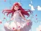 Žaidimas Jigsaw Puzzle: White Dress Girl internete