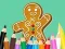 Žaidimas Coloring Book: Gingerbreads internete