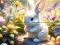 Žaidimas Jigsaw Puzzle: Sunny Forest Rabbit internete