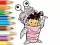 Žaidimas Coloring Book: Monster Costume Girl internete