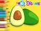 Žaidimas Coloring Book: Avocado Fruit internete