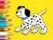 Žaidimas Coloring Book: Cute Spotted Dog internete