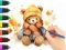 Žaidimas Coloring Book: Autumn Bear internete