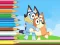 Žaidimas Coloring Book: Bluey And Bingo Holiday internete