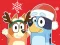 Žaidimas Jigsaw Puzzle: Bluey Christmas Gift internete