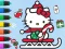 Žaidimas Coloring Book: Hello Kitty Christmas internete