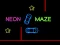 Žaidimas Neon Car Maze internete