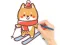 Žaidimas Coloring Book: Skiing Puppy internete