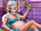 Žaidimas Pregnant Ice Queen Bath Care internete