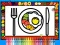 Žaidimas Color and Decorate Dinner Plate internete
