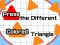 Žaidimas Press The Different Colored Triangle internete