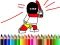 Žaidimas Back To School: Hero Coloring Book internete