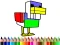 Žaidimas Back To School: Monster Craft Coloring internete