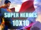 Žaidimas Super heroes 10х10 internete