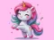 Žaidimas Unicorn Coloring Challenge internete