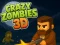 Žaidimas Crazy Zombies 3D internete