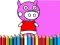 Žaidimas Back To School Coloring Book Pig internete